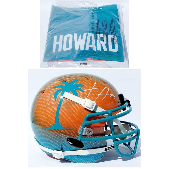 1 of a kind Miami Dolphins Certified Autographed Xavien Howard Helmet an… - Picture 1 of 14